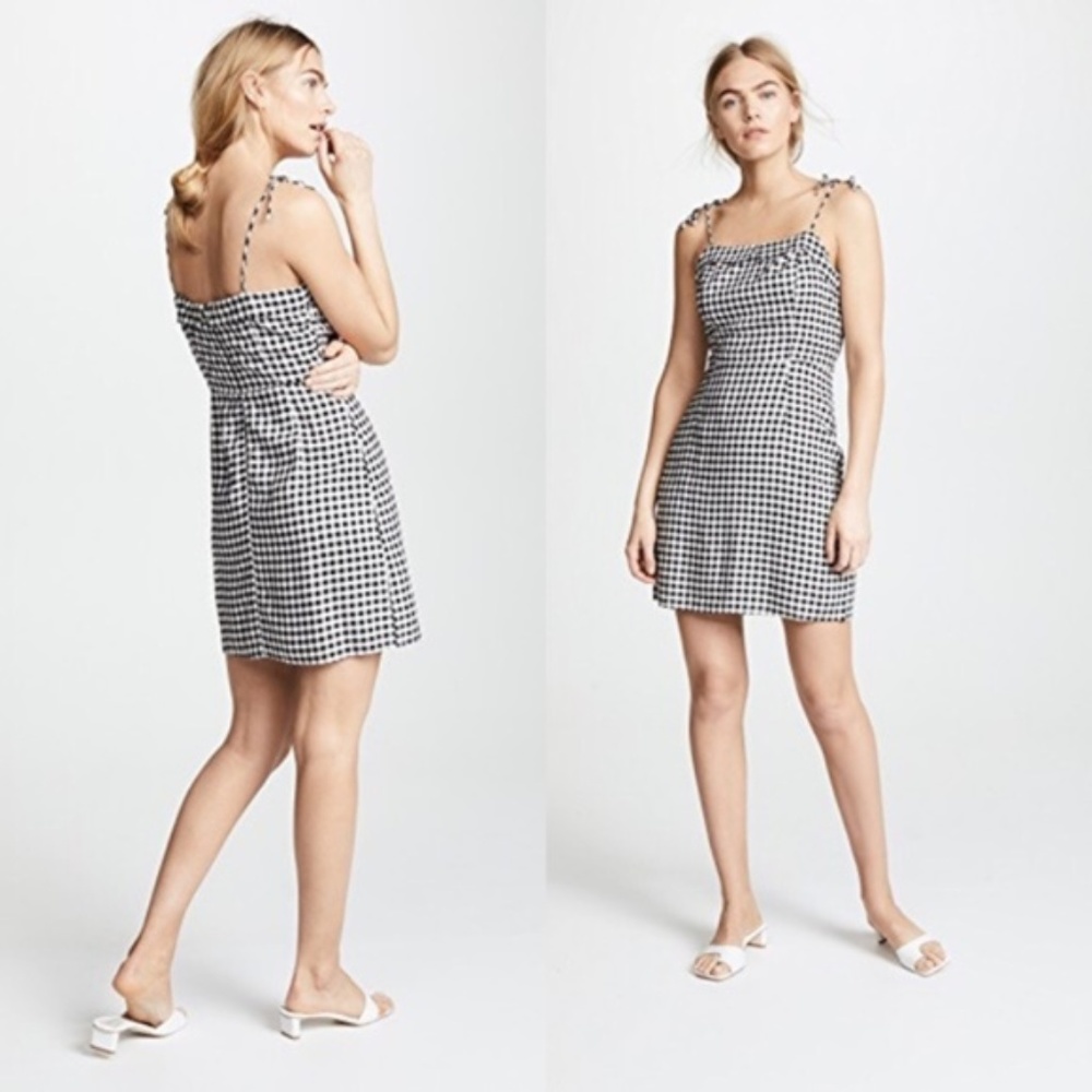 Cupcakes and Cashmere Checkered Mini Dress